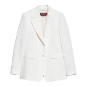 Witte Linz Cady Blazer Elegante Jurk Max Mara , White , Dames