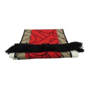 Pre-owned Silk scarves Burberry Vintage , Red , Dames