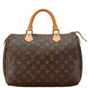 Pre-owned Canvas handbags Louis Vuitton Vintage , Brown , Dames