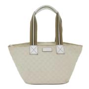 Pre-owned Canvas gucci-bags Gucci Vintage , White , Heren