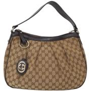 Pre-owned Canvas gucci-bags Gucci Vintage , Brown , Dames