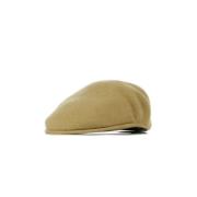 Platte Pet Kamelenwol Geborduurd Logo Kangol , Brown , Heren