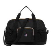 Opvouwbare Heren Duffel Tas Zwart K-Way , Black , Heren