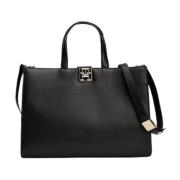 Dames Reset Satchel Tas Tommy Hilfiger , Black , Dames