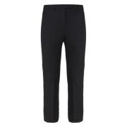 Zwarte Broek met Voorplooi Max Mara , Black , Dames