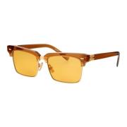 Stijlvolle zonnebril met 0MU 10Zs Miu Miu , Brown , Dames