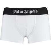 Stijlvolle katoenen boxershorts Palm Angels , White , Heren