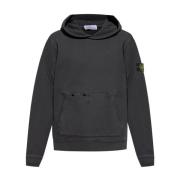 Zwarte Sweatshirt Aw24 Herenmode Stone Island , Gray , Heren