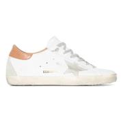 Ijs Grijs Suède Sneakers Vintage Stijl Golden Goose , White , Dames