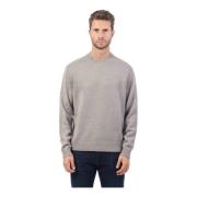 Basis Grijs Sweater Armani Exchange , Gray , Heren