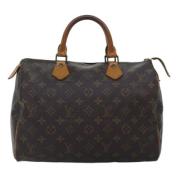 Pre-owned Canvas louis-vuitton-bags Louis Vuitton Vintage , Brown , Da...