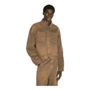 Klassieke Denim Jack Entire Studios , Brown , Heren