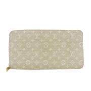 Pre-owned Canvas wallets Louis Vuitton Vintage , Beige , Dames