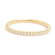 Pre-owned Metal rings Cartier Vintage , Yellow , Dames