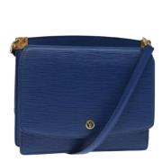 Pre-owned Leather louis-vuitton-bags Louis Vuitton Vintage , Blue , Da...