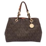 Pre-owned Canvas totes Michael Kors Pre-owned , Brown , Dames