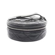 Pre-owned Leather chanel-bags Chanel Vintage , Black , Dames