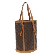 Pre-owned Canvas louis-vuitton-bags Louis Vuitton Vintage , Brown , Da...