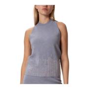 Glitter Tank Top JW Anderson , Gray , Dames