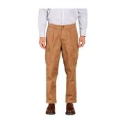 Relaxed Fit Cargo Broek Pinces 22 Mason's , Brown , Heren