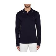 Slim Fit Piqué Katoenen Polo - Blauw Calvin Klein , Black , Heren