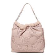 Gewatteerde Nude Shopper V73 , Pink , Dames