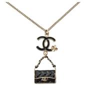 Pre-owned Metal chanel-jewelry Chanel Vintage , Yellow , Dames