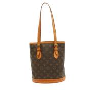 Pre-owned Leather louis-vuitton-bags Louis Vuitton Vintage , Brown , D...