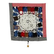 Pre-owned Canvas scarves Fendi Vintage , Multicolor , Dames