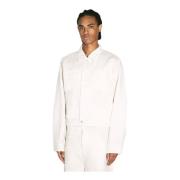 Klassieke Denim Jack Entire Studios , White , Heren