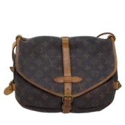 Pre-owned Canvas louis-vuitton-bags Louis Vuitton Vintage , Brown , Da...