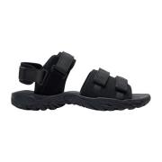 Sandalen met logo applique Comme des Garçons , Black , Heren