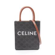 Pre-owned Leather celine-bags Celine Vintage , Black , Dames