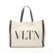 Pre-owned Leather handbags Valentino Vintage , Beige , Dames