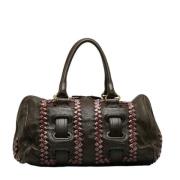 Pre-owned Leather handbags Bottega Veneta Vintage , Brown , Dames