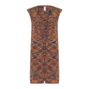 Oversize Lang Vest Tangerine Skovhuus , Orange , Dames