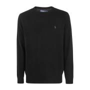 Zwarte Pullover Met Ronde Hals Ralph Lauren , Black , Heren