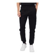 Zwarte Jogger Katoenen Broek Guess , Black , Heren