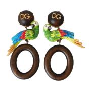 Papegaai Dangle Oorbellen Multicolor Dolce & Gabbana , Multicolor , Da...