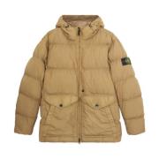 Winddichte Crinkle Reps Jas (Biscotto) Stone Island , Beige , Heren