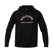 Mannen Roundall Hoody Sweatshirt Tommy Hilfiger , Black , Heren