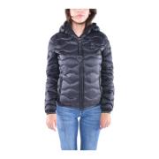 Gewatteerde capuchonjas Blauer , Black , Dames