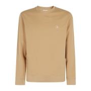 Sweatshirt met Chillax Patch Maison Kitsuné , Brown , Heren