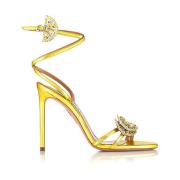 Stijlvolle Sandalen met Uniek Ontwerp Aquazzura , Yellow , Dames