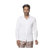 Witte Jersey Shirt Lange Mouw Gran Sasso , White , Heren