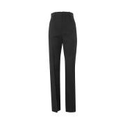 Slim-Fit Straight Broek Jacquemus , Black , Dames