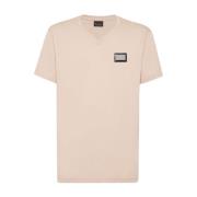 Casual T-shirt met uniek ontwerp Billionaire , Beige , Heren