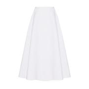 Elegante Zwarte Rok 4B0Rabc15Dn001 Valentino Garavani , White , Dames