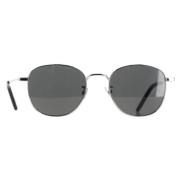 Pre-owned Metal sunglasses Yves Saint Laurent Vintage , Gray , Dames