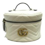 Pre-owned Leather gucci-bags Gucci Vintage , White , Dames